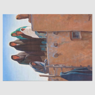 Papel De Seda Observadores do Housetop por Maynard Dixon