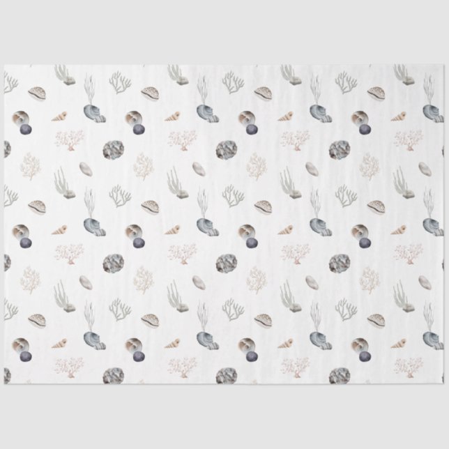 Papel De Seda Ocean Breeze Series Design 2 (Frente )