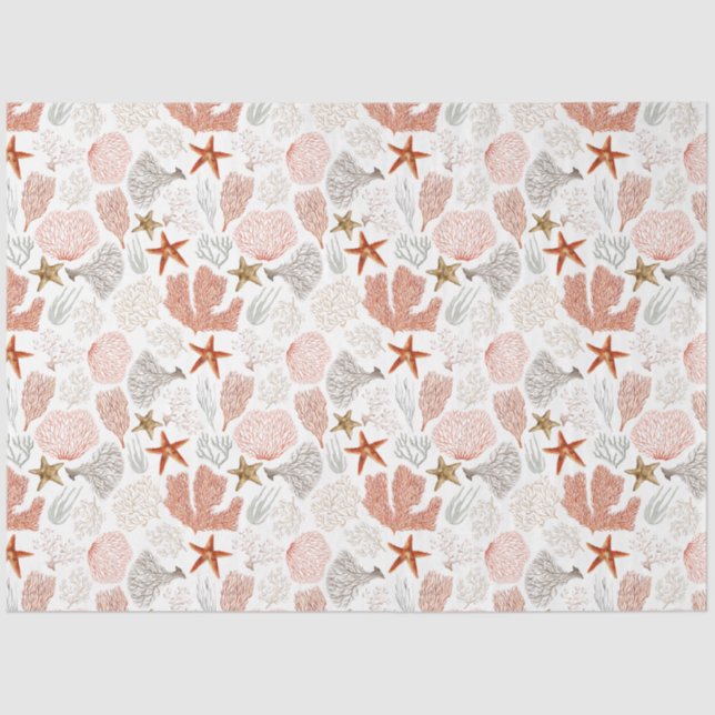 Papel De Seda Ocean Breeze Series Design 3 (Frente )