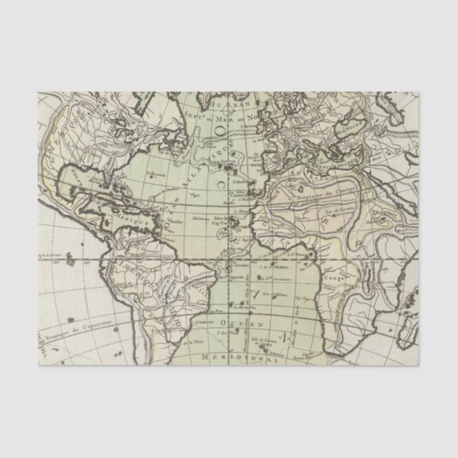 Papel De Seda Oceano Atlântico 3 (Frente )