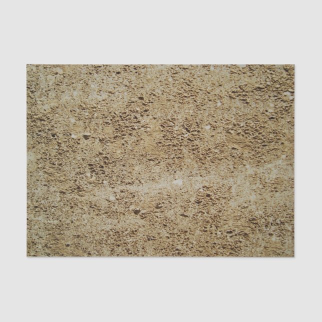 Papel De Seda Ochre Brown Stone Rock Mineral Textura DIY (Frente )