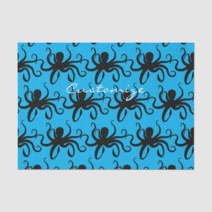 Papel De Seda Octopus Silhouette Thunder_Cove