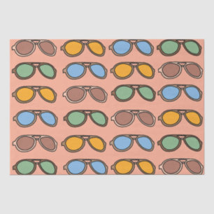 Papel De Seda Óculos de Sol Coloridos Óculos de Sol de Verão