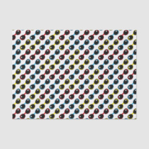 Papel De Seda Óculos de sol retro Matizes primários Amarelo verm