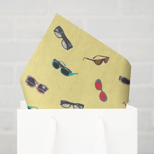 Papel De Seda Óculos e Óculos de Sol (Sacola de presentes)