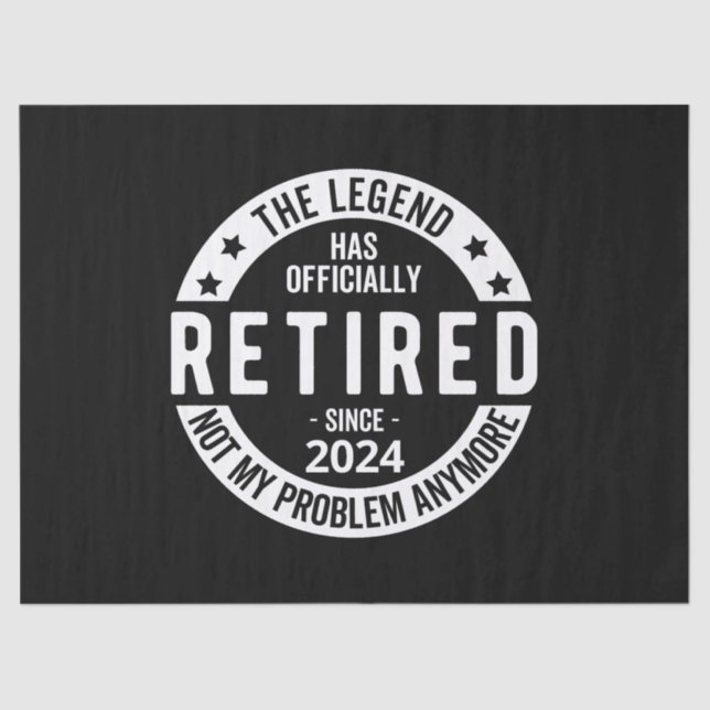 Papel De Seda oficialmente aposentado 2024 (Frente )