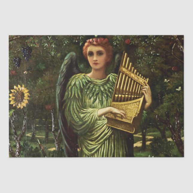 Papel De Seda "Oh All Ye Green Things" por Edward A F Prynne (Frente )