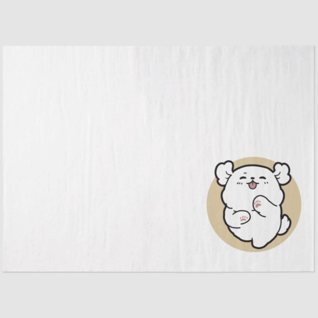 Papel De Seda Olá do Lado Barrado II (Frente )