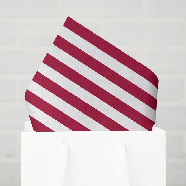 Papel De Seda Old Glory Faixa Vermelha (escala média) (Sacola de presentes)