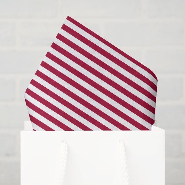 Papel De Seda Old Glory Faixa Vermelha (pequena escala) (Sacola de presentes)