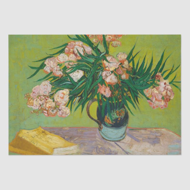 Papel De Seda Oleanders da Decoupage de Vincent Van Gogh (Frente )