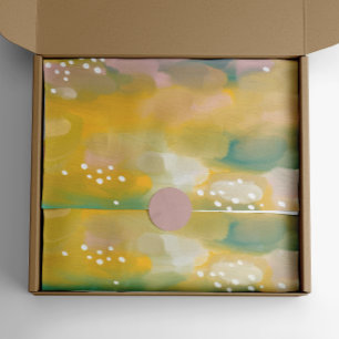 Papel De Seda Óleo de abstrato brilhante pintado. Curso pincel a