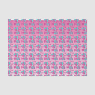 Papel De Seda Olha quem tem 90 anos 90 Birthday2 Rosa e Turque