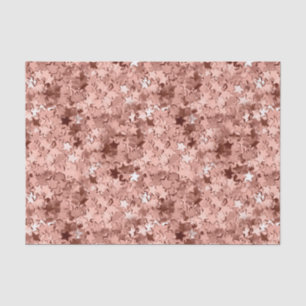 Papel De Seda Olhar metálico em Rose Gold Star Confetti