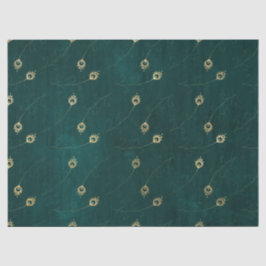 Papel De Seda Olho Dourado de Abstrato das Penas de Pavão em Ver