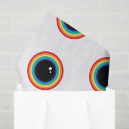 Papel De Seda Olhos legal do Arco-Íris