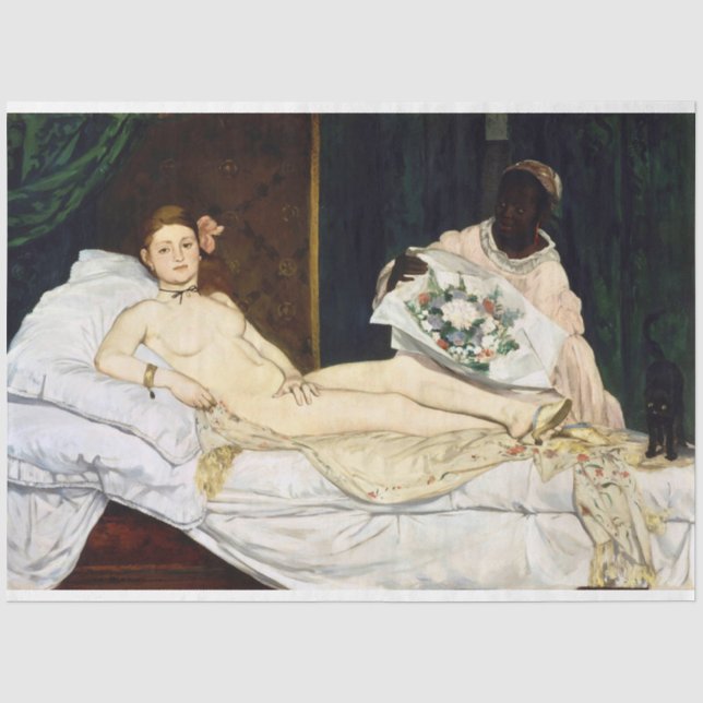 Papel De Seda Olympia, Edouard Manet, 1863 (Frente )