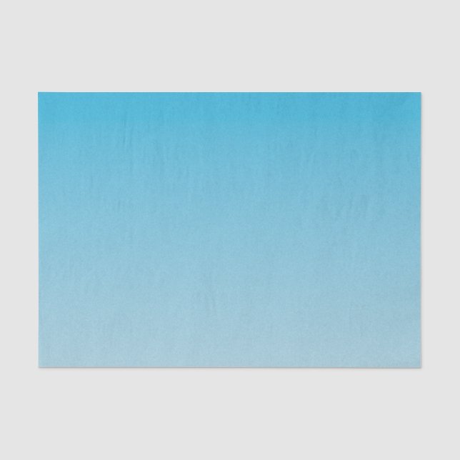 Papel De Seda Ombre Azul (Frente )