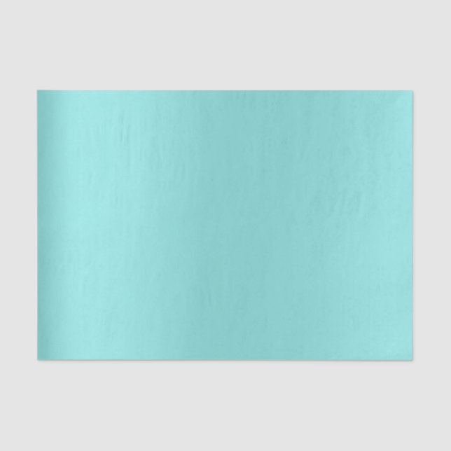 Papel De Seda Ombre Azul Pastel Sky Tiffany Aqua Mínimo (Frente )