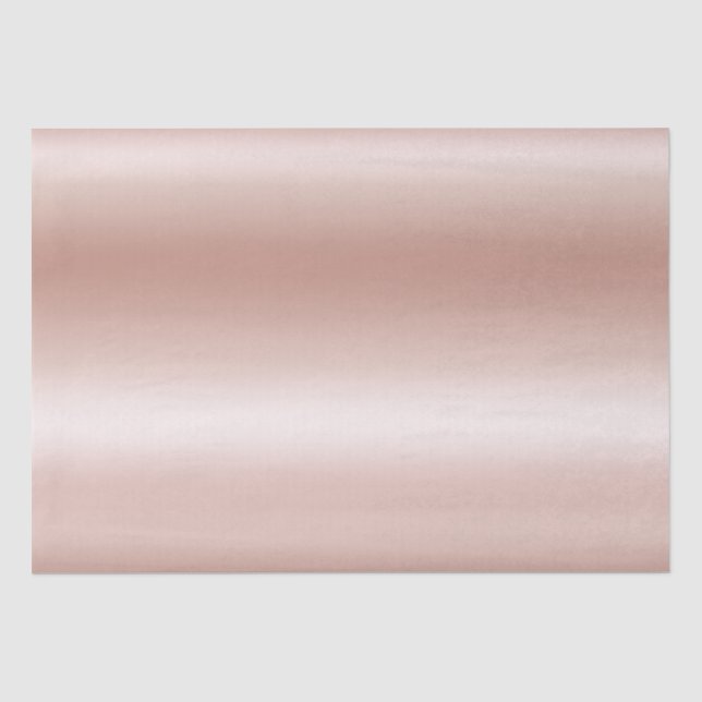 Papel De Seda Ombre de Folha de Ouro Rosa Pastel (Frente )