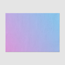 Papel de seda ombré rosa para azul