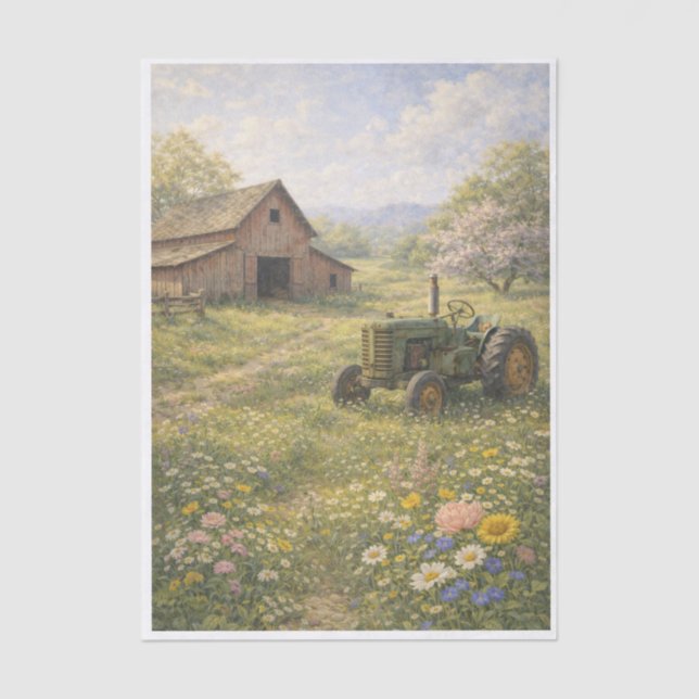 Papel De Seda On the Farm  (Frente )