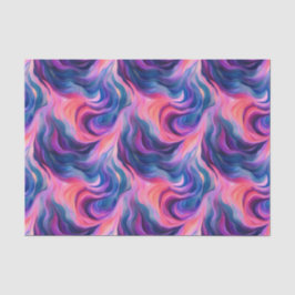 Papel De Seda Ondas abstrato coloridas