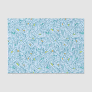 Papel De Seda Ondas com Barcos