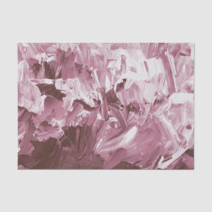 Papel De Seda Ondas de pintura de abstrato Plum