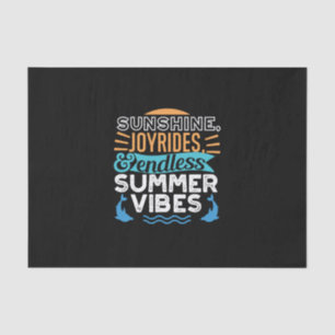 Papel De Seda Ondas Sunset e Aventuras de Verão - Verão Legal