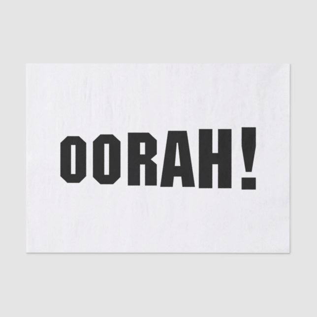 PAPEL DE SEDA OORAH! (Frente )