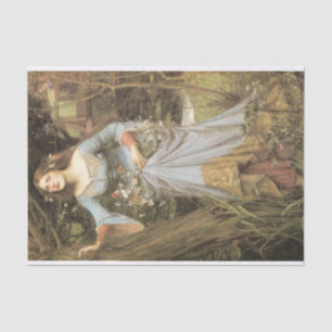 Papel De Seda Ophelia de John William Waterhouse - 1910