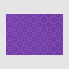 Papel De Seda Orange Blue Purple Abstract Lattice Pattern