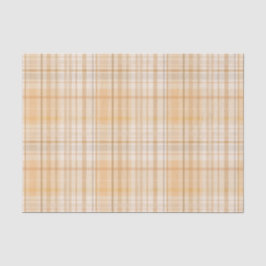 Papel De Seda Orange Spice Tartan Xadrez