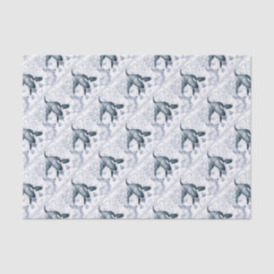 Papel De Seda Orca Map Blue