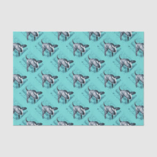 Papel De Seda Orca Map Teal