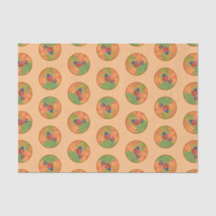 Papel De Seda Orchard Oriole Songbird Pintura Original