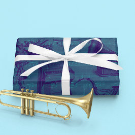 Papel De Seda Órgan Vintage e Outros Instrumentos Musicais