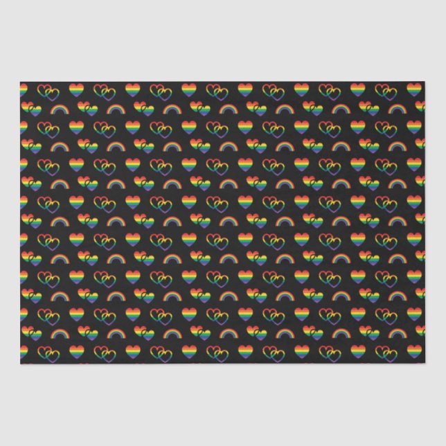 Papel De Seda Orgulho Arco-íris (Frente )