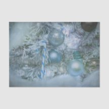 Ornament Natal Blue Teal Holiday Tree