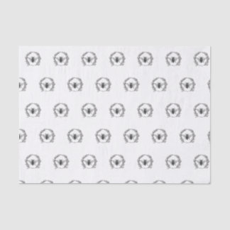 Papel De Seda Ornamentado Vintage Bee