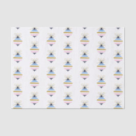 Papel De Seda Ornamento de Árvore de Natal Moderno