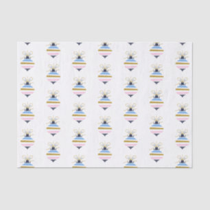 Papel De Seda Ornamento de Árvore de Natal Moderno