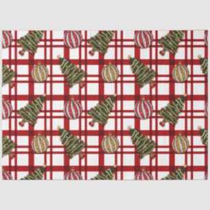 Papel De Seda Ornamentos das Árvores de Natal Dourados Natal Pra