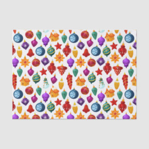 Papel De Seda Ornamentos de Árvore de Natal