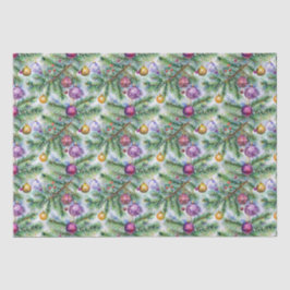 Papel De Seda Ornamentos de Árvore de Natal de Férias