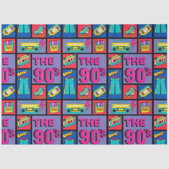 Papel De Seda Os anos 90 (Frente )