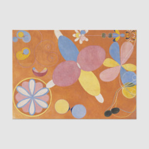 Papel De Seda Os Dez Maiores, Grupo IV, nº 3, por Hilma af Klint
