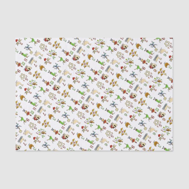 Papel De Seda Os doze dias do Natal (Frente )