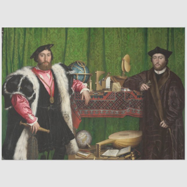 Papel De Seda Os embaixadores, Holbein, o jovem (Frente )